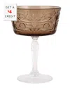Vietri Barocco Tortoise Coup Champagne Glass