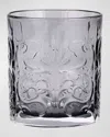 Vietri Barocco Tortoise Double Old-fashioned Glass In Gray