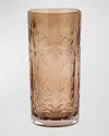 Vietri Barocco Highball Glass In Neutral