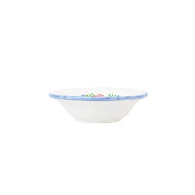 Vietri Bella Rosa Cereal Bowl In White