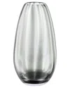 Vietri Bolla Glass Medium Pleated Vase In Green