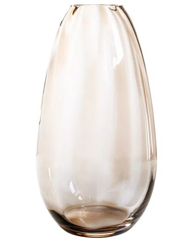 VIETRI VIETRI BOLLA GLASS MEDIUM PLEATED VASE