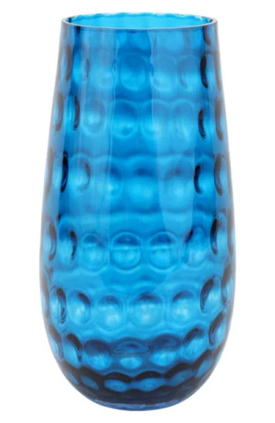 VIETRI VIETRI BOLLA PEBBLED GLASS MEDIUM VASE