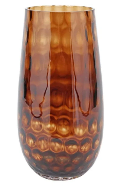 VIETRI VIETRI BOLLA PEBBLED GLASS MEDIUM VASE