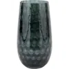 Vietri Bolla Glass Medium Pebbled Vase In Gray