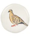 Vietri Cacciatore Dove Round Platter In Multi