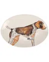 Vietri Cacciatore Pointer Shallow Oval Bowl With $27 Credit