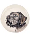 Vietri Cacciatore Spinone Italiano Medium Round Platter With $20 Credit