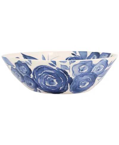 VIETRI CAMELLIA SHALLOW SERVING BOWL