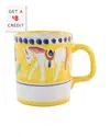 Vietri Cavallo Mug In Yellow
