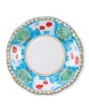 Vietri Campagna Mucca Salad Plate In Handpainted