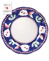 Vietri Campagna Salad Plate In Navy