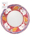 Vietri Campagna Porco Dinner Plate With $6 Credit In Red