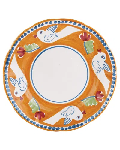 Vietri Campagna Uccello Dinner Plate In Blue