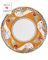 Vietri Campagna Dinner Plate In Orange