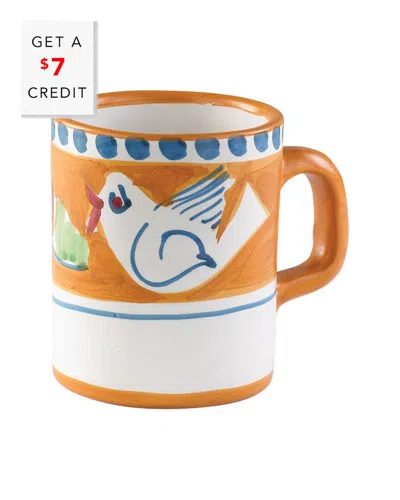 VIETRI VIETRI CAMPAGNA UCCELLO MUG WITH $7 CREDIT