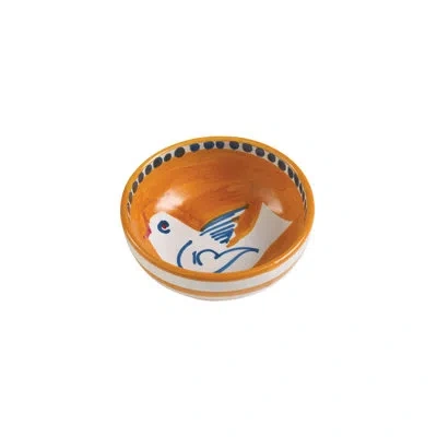 Vietri Campagna Uccello Olive Oil Bowl