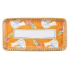 Vietri Campagna Uccello Rectangular Platter In Uccello