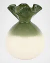 Vietri Casa Gray Bud Vase In Green