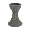 Vietri Casa Larger Candlestick In Gray