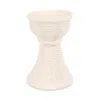 Vietri Casa Gray Medium Candle Stick In Neutral