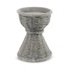 Vietri Casa Gray Short Candle Stick In Gray