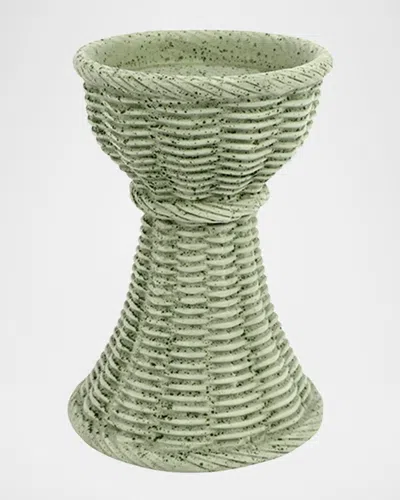 Vietri Casa Medium Candlestick In Green