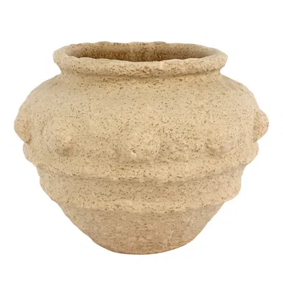 Vietri Casa Natural Medium Planter In Brown