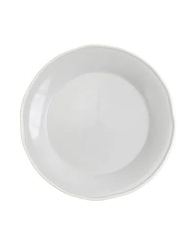 Vietri Chroma Round Platter In Grey