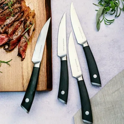 Vietri Coltelli Black Steak Knives - Set Of 4