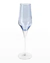 Vietri Contessa Champagne Glass In Blue