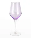 Vietri Contessa Water Glass In Purple