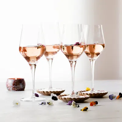 Vietri Contessa Wine Glass In Clear