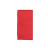 Vietri Cotone Linens Red Napkins With Double Stitching - Set Of 4