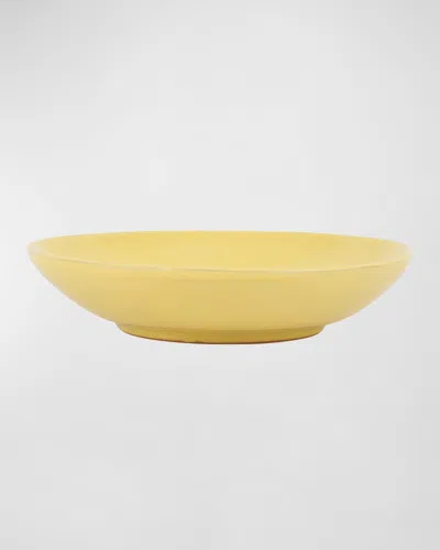 Vietri Cucina Fresca Aqua Pasta Bowl In Yellow