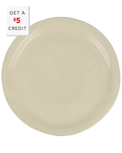 Vietri Cucina Fresca Dinner Plate With $5 Credit In Beige