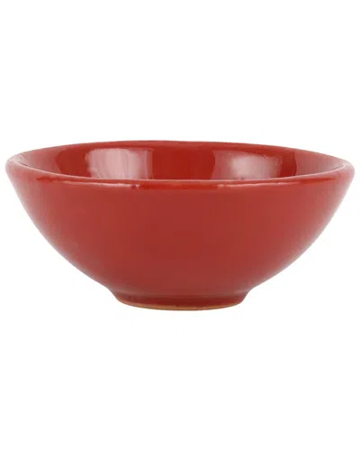 Vietri Cucina Fresca Dipping Bowl In Red