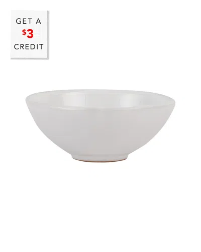 Vietri Cucina Fresca Dipping Bowl With $3 Credit In White