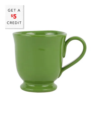 Vietri Cucina Fresca Mug With $5 Credit In Green