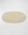 Vietri Cucina Fresca Narrow Oval Platter In Cream