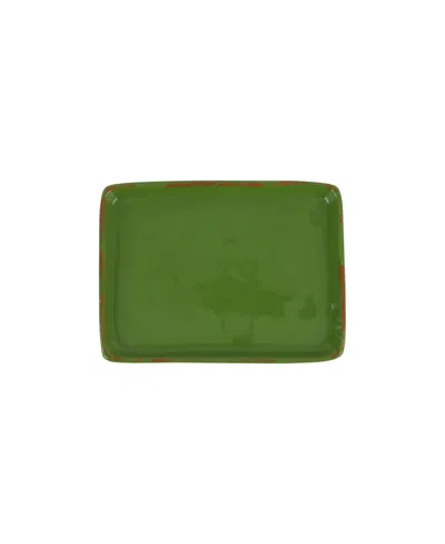 Vietri Cucina Fresca Rectangular Tray 6" In Green