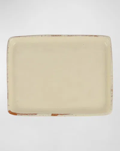 Vietri Cucina Fresca Rectangular Tray In Beige