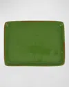 Vietri Cucina Fresca Rectangular Tray In Sage