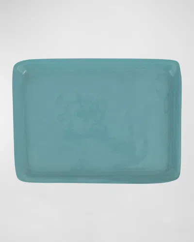 Vietri Cucina Fresca Rectangular Tray In Turquoise