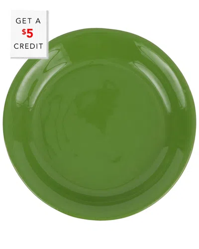 Vietri Cucina Fresca Salad Plate In Green