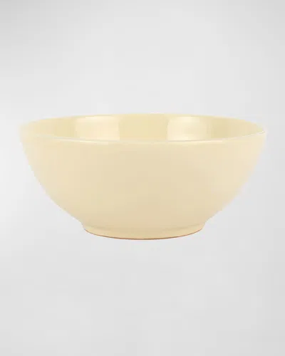 Vietri Cucina Fresca Small Serving Bowl In Crema