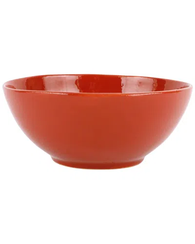 Vietri Cucina Fresca Small Serving Bowl In Red