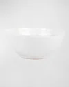 Vietri Cucina Fresca Small Serving Bowl In Bianco