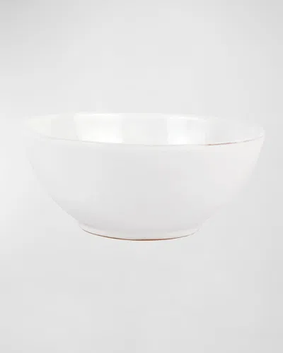 Vietri Cucina Fresca Small Serving Bowl In Bianco