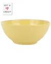Vietri Cucina Fresca Small Serving Bowl 9" In Yellow